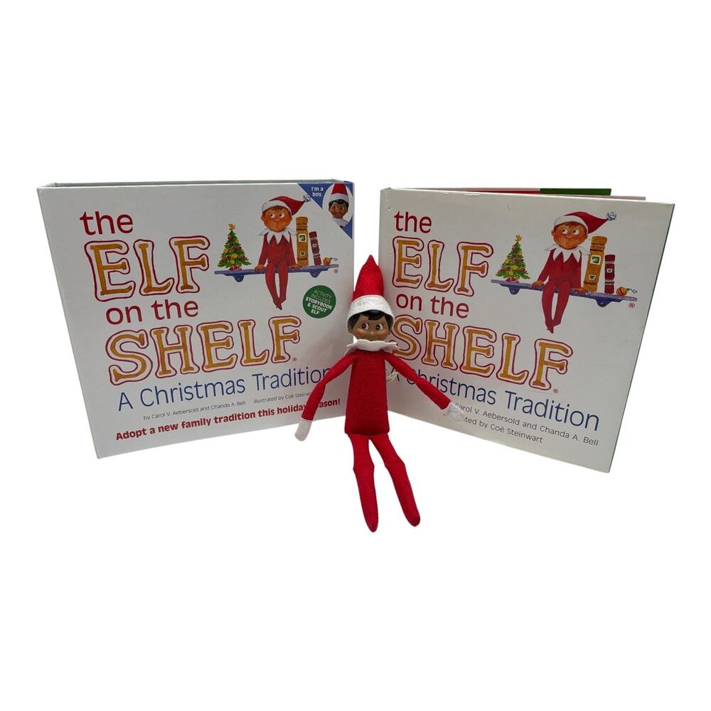The Elf on The Shelf: A Christmas Tradition - (Boy Scout Elf with Brown Eye)